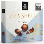 Bombons Seashells de Chocolate Belga com Avelãs 250 g - Importado da Bélgica 